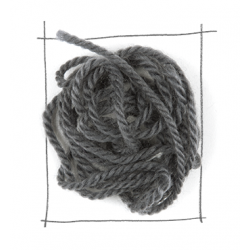 british blue wool - Farbe: 102 - mouse