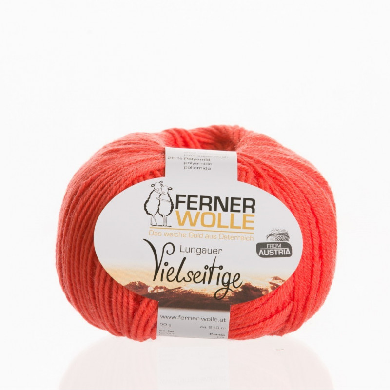Ferner Wolle Vielseitige 210 - Farbe: V10 lachsrot