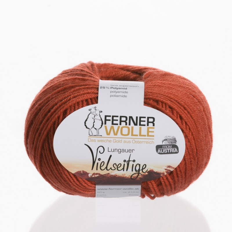 Ferner Wolle Vielseitige 210 - Farbe: V11 rost