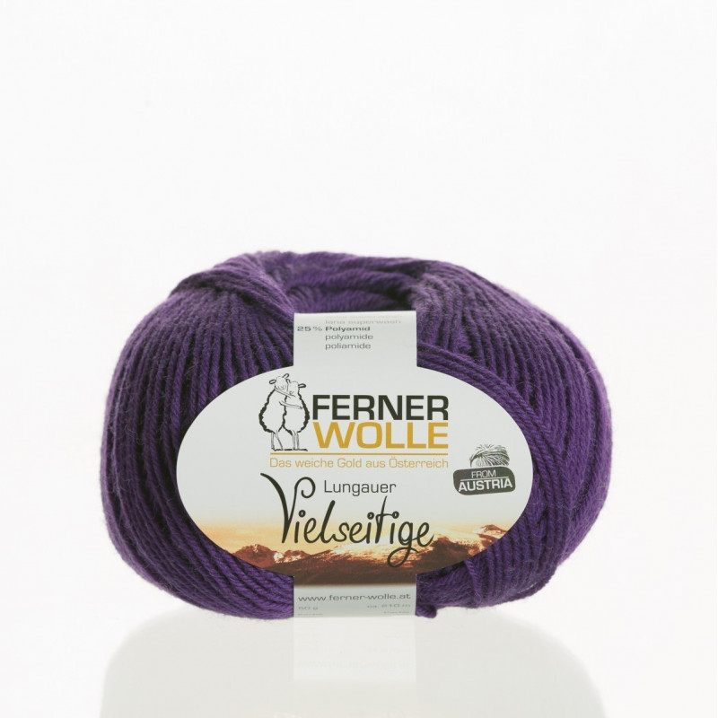 Ferner Wolle Vielseitige 210 - Farbe: V18 lila