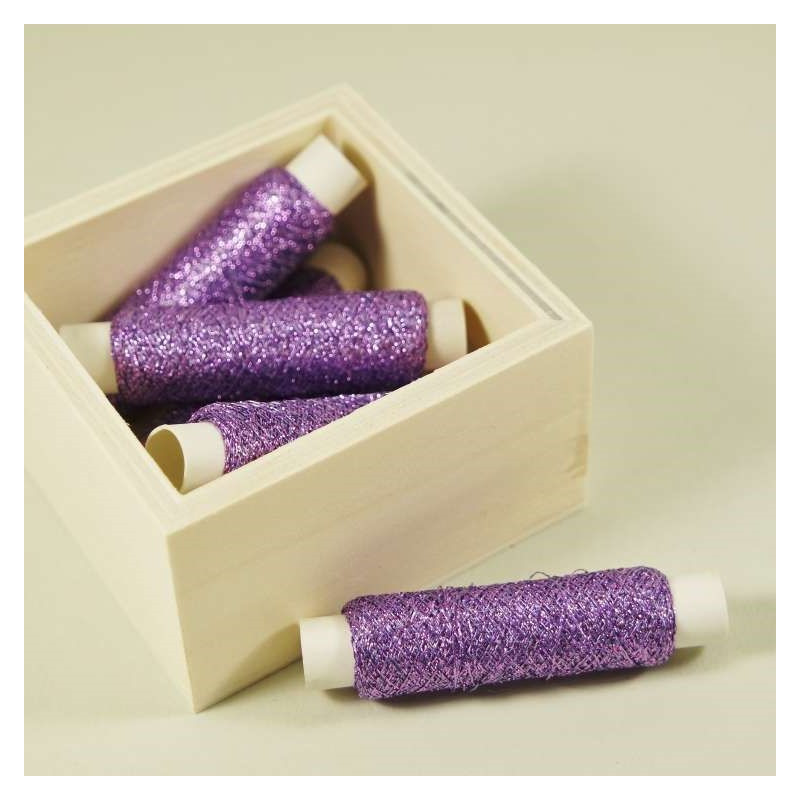 Au ver à soie Beiauffaden aus Seide - Fb: 012 lavendel