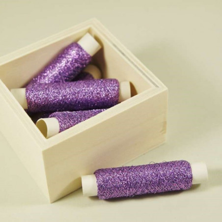 Au ver à soie Beiauffaden aus Seide - Fb: 012 lavendel