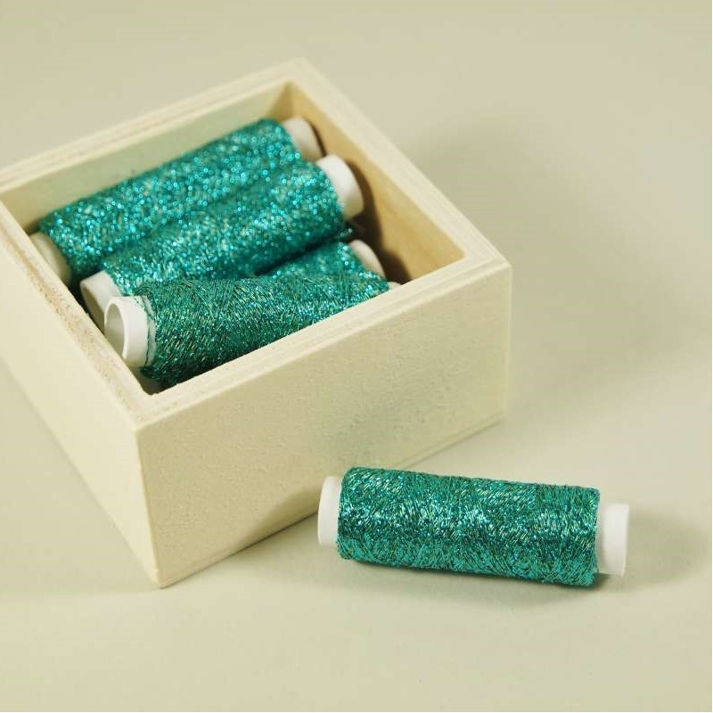 Au ver à soie Beiauffaden aus Seide - Fb: 029 türkis