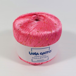 Lana Gatto Paillettes - Farbe: 8934 pink