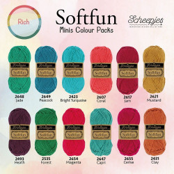 Scheepjes Softfun Minis Colour Pack Rich