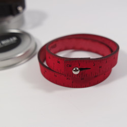 16-Zoll Wrist Ruler 40,5cm rot