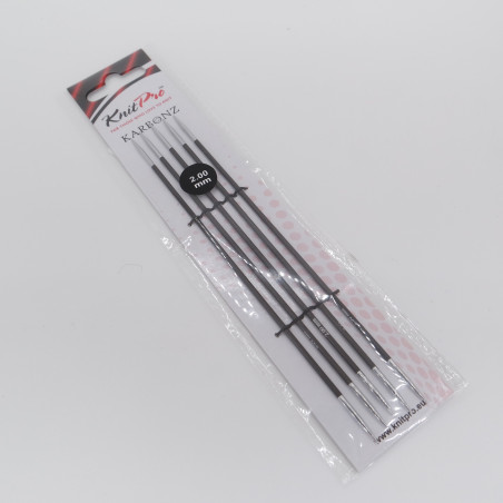 15cm Knitpro Karbonz Nadelspiel 15cm Knitpro Karbonz Nadelspiel