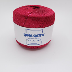 Lana Gatto Paillettes - Farbe: 8601 rot