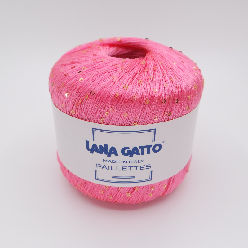 Lana Gatto Paillettes - Farbe: 8934 pink