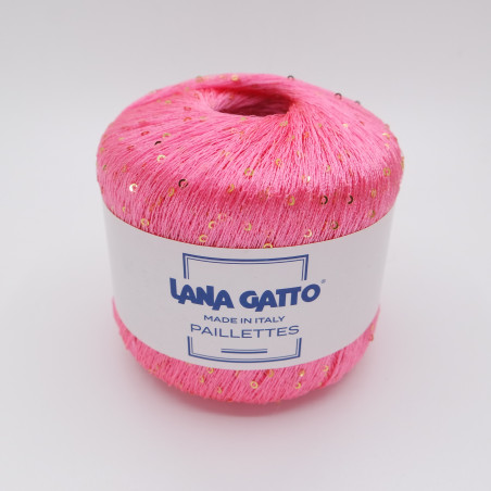 Lana Gatto Paillettes - Farbe: 8934 pink