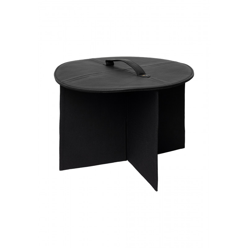 RE:DESIGNED Lid Project 026 Black Deckel Wollkorb